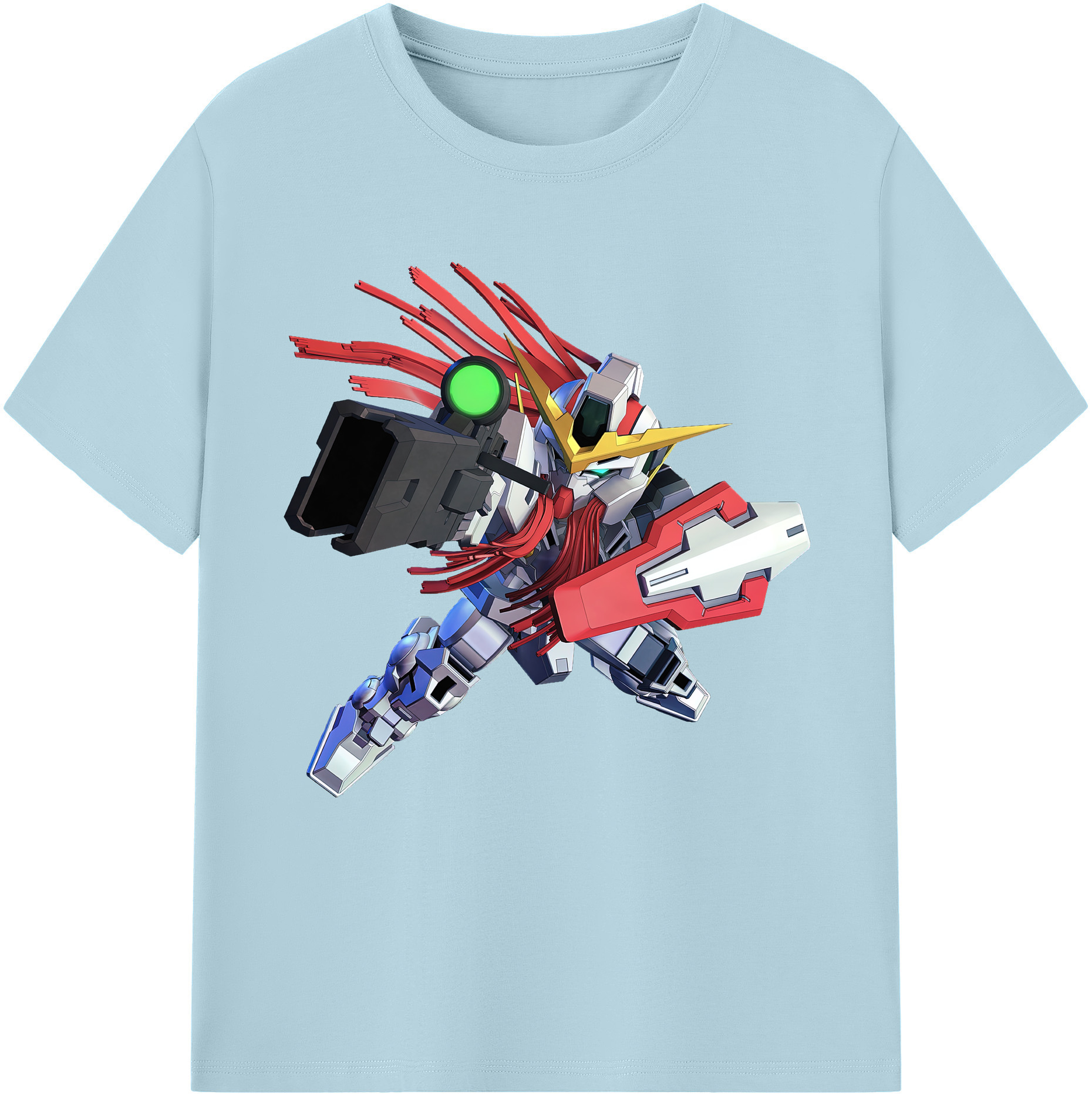 （画像用） 機動戦士ガンダム Mobile Suit Gundam 綿100％半袖Tシャツ（フロントプリント）